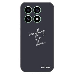 Fekete szilikon tok az alábbi mobiltelefonokra Xiaomi 17 - Everything is a choice