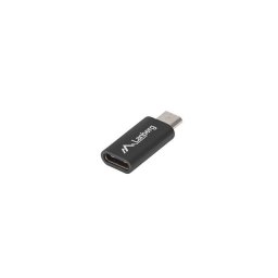 LANBERG USB-C (F) 2.0-ról USB MICRO (M) adapterre, fekete színű