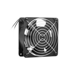 LANBERG VENTILÁTOR 10" ÉS 19" RACK FALRA SZERELHETŐ SZEKRÉNYHEZ 230V 120X120X38MM FEKETE