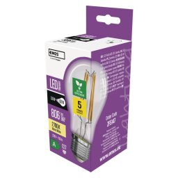 LED izzó A60/E27/3,8W/60W/806lm/meleg fehér