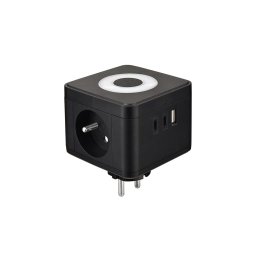 VIKING Y23L hálózati adapter, fekete színben