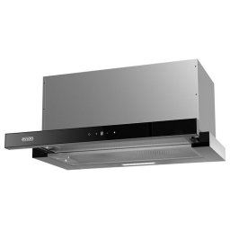 CHT6TB.4 - EVIDO SLIMLUX 60TC teleszkópos páraelszívó, 60 cm, inox/fekete üveg, érintőszenzor