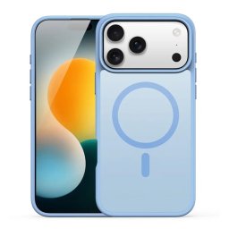 DUX DUCIS YIND szilikon telefonvédő (ütésállóság, kameravédő, matt, MagSafe) VILÁGOSKÉK Apple iPhone 17 Pro Max