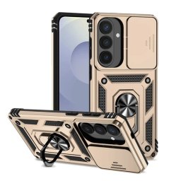 Defender szilikon telefonvédő (ütésállóság, tartógyűrű, kameravédő) ARANY Samsung Galaxy S26 Plus (SM-S947)