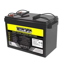 Liitokala 12v-os Lifepo4 Munka Akkumulátor 200ah Usb Lcd (5648)