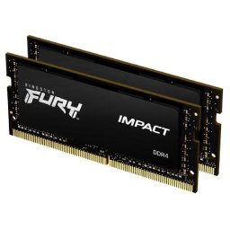 32GB DDR4 notebook memória 3200MHz 2x16GB Kingston FURY Impact PN: KF432S20IBK2_32