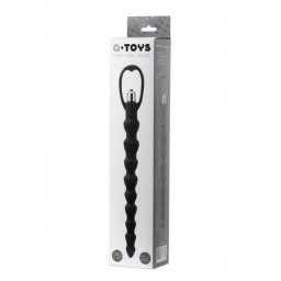 A-Toys Szilikon anl vibrcis lnc 32,7 cm fekete