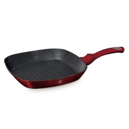 Berlinger Haus Grill serpenyő 28 cm márvány bevonattal Burgundy Edition BH/1271NPR