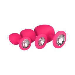 EasyToys Diamond - anál plug szett (pink)