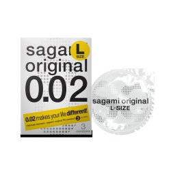 Sagami Original 0,02 L - óvszer - 58mm (3db)