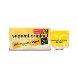 Sagami Original 0,02 XL - óvszer - 61mm (12db)