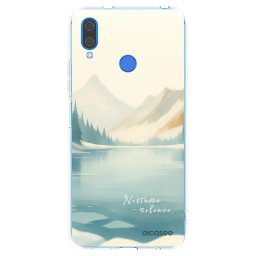 Átlátszó szilikon tok az alábbi mobiltelefonokra Huawei Nova 3 - NOTHERN SILENCE