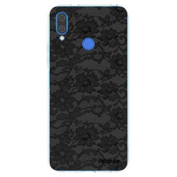 Átlátszó szilikon tok az alábbi mobiltelefonokra Huawei Nova 3i - Dark Elegance