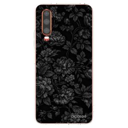 Átlátszó szilikon tok az alábbi mobiltelefonokra Huawei P30 - Dark Romance