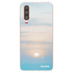 Átlátszó szilikon tok az alábbi mobiltelefonokra Huawei P30 - COLD SKIES