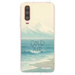 Átlátszó szilikon tok az alábbi mobiltelefonokra Huawei P30 - COLD AIR