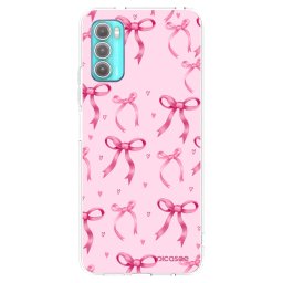 Átlátszó szilikon tok az alábbi mobiltelefonokra Motorola Moto G60 - Bow Aesthetic