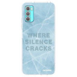 Átlátszó szilikon tok az alábbi mobiltelefonokra Motorola Moto G60 - SILENCE