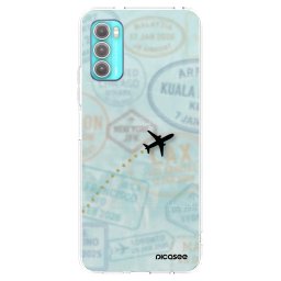 Átlátszó szilikon tok az alábbi mobiltelefonokra Motorola Moto G60 - FLIGHT PATH