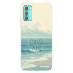 Átlátszó szilikon tok az alábbi mobiltelefonokra Motorola Moto G60 - COLD AIR