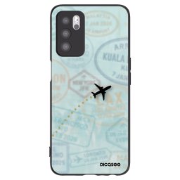 Fekete szilikon tok az alábbi mobiltelefonokra OPPO A16 - FLIGHT PATH