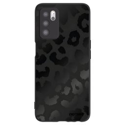 Fekete szilikon tok az alábbi mobiltelefonokra OPPO A16 - Midnight Leopard