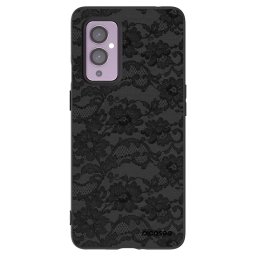 Fekete szilikon tok az alábbi mobiltelefonokra OnePlus 9 - Dark Elegance