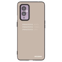 Fekete szilikon tok az alábbi mobiltelefonokra OnePlus 9 - Positive Vibes