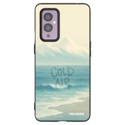 Fekete szilikon tok az alábbi mobiltelefonokra OnePlus 9 - COLD AIR