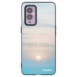 Fekete szilikon tok az alábbi mobiltelefonokra OnePlus 9 - COLD SKIES