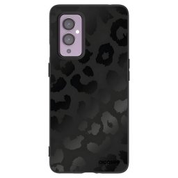 Fekete szilikon tok az alábbi mobiltelefonokra OnePlus 9 - Midnight Leopard