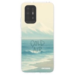 Átlátszó szilikon tok az alábbi mobiltelefonokra OPPO A94 5G - COLD AIR