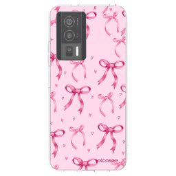 Átlátszó szilikon tok az alábbi mobiltelefonokra Xiaomi Poco F5 Pro 5G - Bow Aesthetic
