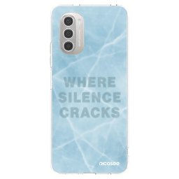Átlátszó szilikon tok az alábbi mobiltelefonokra Motorola Moto G51 - SILENCE