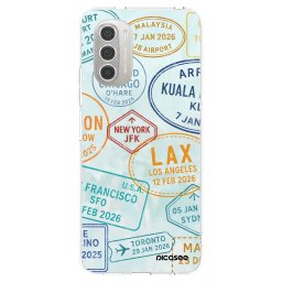Átlátszó szilikon tok az alábbi mobiltelefonokra Motorola Moto G51 - PASSPORT EDITION