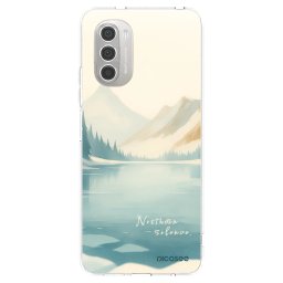 Átlátszó szilikon tok az alábbi mobiltelefonokra Motorola Moto G51 - NOTHERN SILENCE