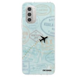 Átlátszó szilikon tok az alábbi mobiltelefonokra Motorola Moto G51 - FLIGHT PATH