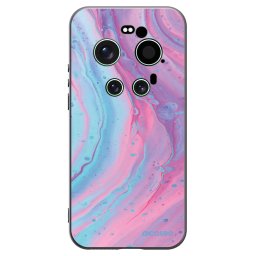 Fekete szilikon tok az alábbi mobiltelefonokra Xiaomi 17 Ultra - Pink liquid