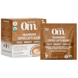 Om Mushrooms Gyógygomba keverék, Coffee Latte, 10 db, Om Mushrooms