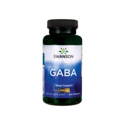 Swanson Gaba, 500 mg, 100 db