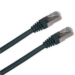 Patch kábel S/FTP,Cat6,2xRJ45, 0,5m fekete