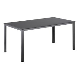 KETTLER CUBIC / KETTALUX alumínium étkezőasztal 160×90 cm - antracit / antracit