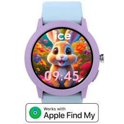 ICE Smart junior RD - Find my - Lila világos kék - 39 mm gyerek okosóra - (025442)