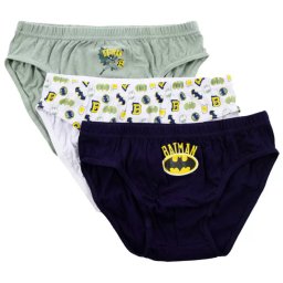 Batman gyerek fehérnemű, alsó 3 darab/csomag 4 év, 5 év, 6 év, 7 év, 8 év, 9 év, 10 év Nr1