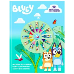 Bluey Life füzet + mini zsírkréta szett