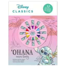 Disney Lilo és Stitch, A csillagkutya Cheeky füzet + mini zsírkréta szett Nr2