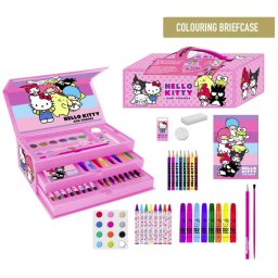 Hello Kitty Friends írószer szett bőröndben