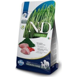 N&D Spirulina Dog Adult Medium/Maxi Lamb 7kg