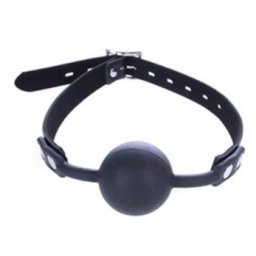 Simply Gag Ball Sling 40mm - stlusos gagszalag fekete sznben
