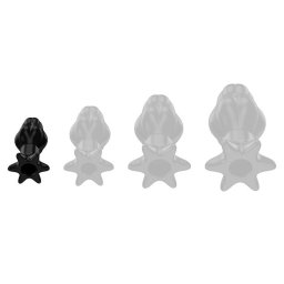 Starass Black Tunnel Plug - prmium anlis dug S mretben